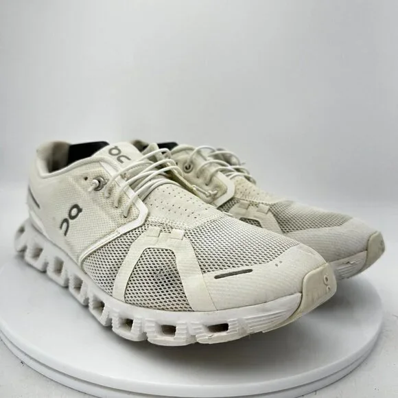 On Cloud 5 Swiss Engineering Women Size 9.5 59.98902 Pearl White Running Shoes - Picture 4 of 14